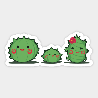 Cactus Family Sticker